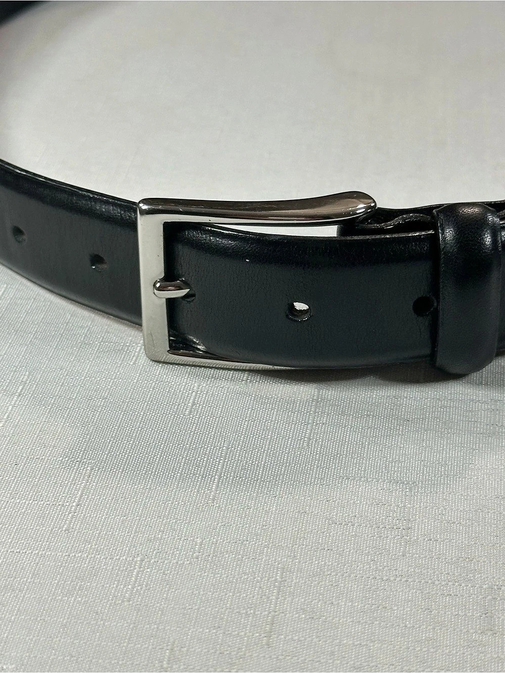 J.Crew Men’s Black Italian Leather Dress Belt Size 32